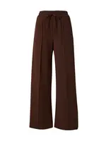 VILA Plisované nohavice 'VIClua'  čokoládová