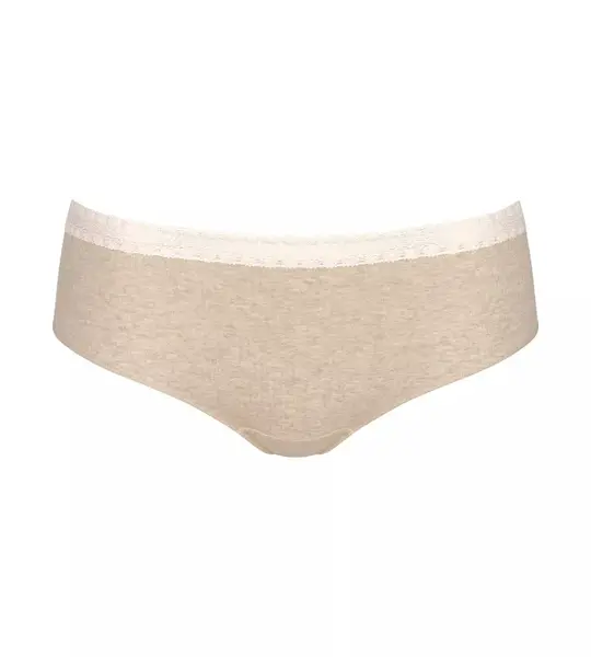 SLOGGI Nohavičky 'GO'  krémová / tmavosivá / sivá melírovaná