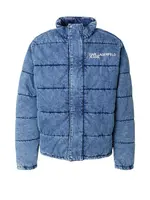 KARL LAGERFELD JEANS Prechodná bunda  modrá denim / biela