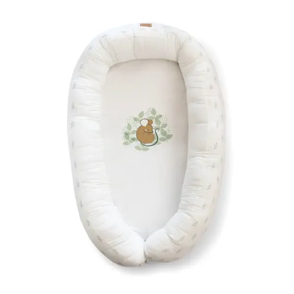 Bonjourbébé bavlněné hnízdečko XL Spring Cottage