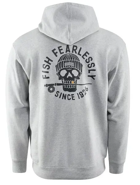 Grundéns mikina deadstick hoodie athletic heather - xxl