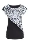 Winshape Funkčné tričko 'AET109LS'  čierna / biela