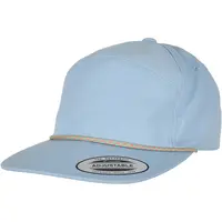 Barva Braid Jockey Cap světle modrá