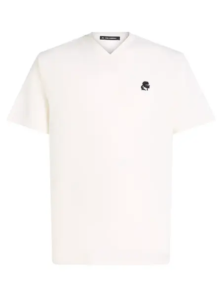 Karl Lagerfeld Tričko  krémová / čierna