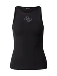 GUESS Top 'Guendalina'  čierna / strieborná