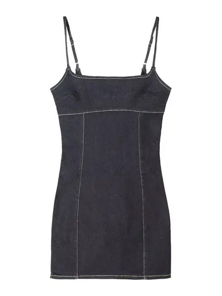 Bershka Šaty  modrá denim