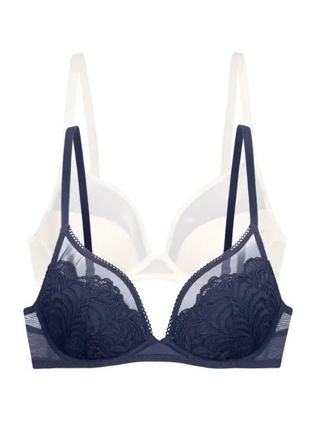 Dorina Podprsenka  modrá / biela