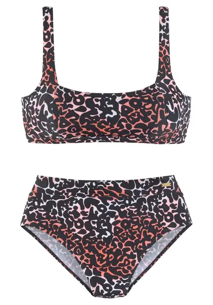 BUFFALO Bikiny  mätová / broskyňová / lososová / čierna