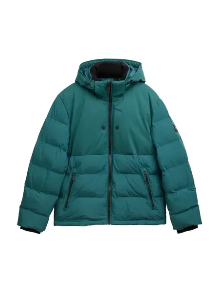 TOM TAILOR Zimná bunda  smaragdová