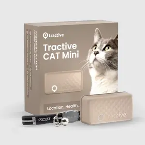 Tractive GPS CAT Mini | GPS lokátor pro kočky - hnědá