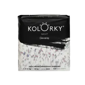 KOLORKY NIGHT Jednorožci vel. L (8-13 kg) 19 ks