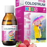 DELTA COLOSTRUM® KIDS Akut Jahoda Tekuté 125 ml