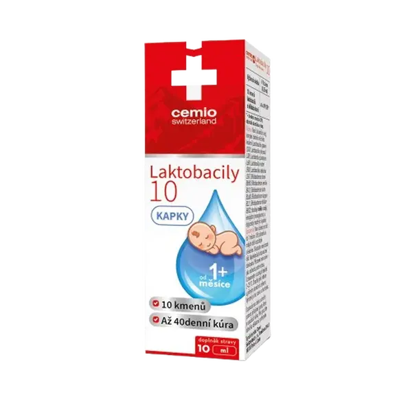 CEMIO Laktobacily 10 kapky 10 ml
