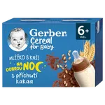 GERBER Cereal mlíčko s kaší s příchutí kakaa 2 x 200 ml
