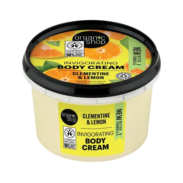 ORGANIC SHOP Povzbuzující tělový krém Klementinka a citron 250 ml