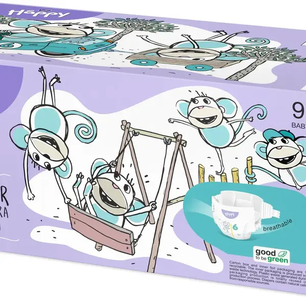 BELLA Baby Happy Soft&Delicate Junior Extra Box 2 x 48 ks