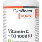 GYMBEAM Vitamín C+D3 1000IU 90 tablet