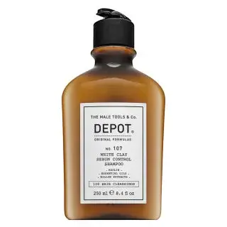 Depot No. 107 White Clay Sebum Control Shampoo čisticí šampon proti podráždění pokožky 250 ml