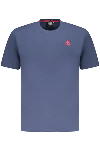 Pánské modré triko s krátkým rukávem