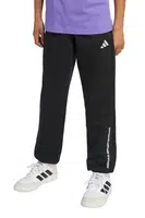 Dětské tepláky adidas černá barva, s potiskem, KC2783