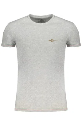 ERONAUTICA MILITARE MEN'S GRAY SHORT SLEEVE T-SHIRT