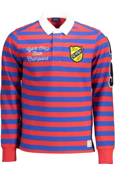 Pánské červené polokošile s dlouhým rukávem GANT