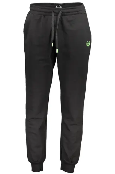 GIAN MARCO VENTURI BLACK MEN'S PANTS