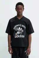 Tričko adidas Originals OG Dept Jersey pánské, černá barva, s potiskem, KD6252