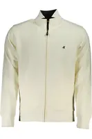 US GRAND POLO MEN'S WHITE ZIP SWEATSHIRT