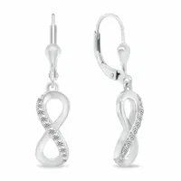 Brilio Silver Oblíbené stříbrné náušnice Nekonečno EA328W