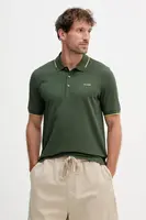 Polo tričko HUGO Dinoso222 pánské, černá barva, 50467344