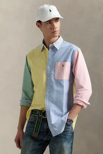 Bavlněná košile Polo Ralph Lauren více barev, regular, s límečkem button-down, 710928919