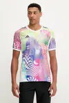 Tréninkové tričko adidas Performance PRIDE bílá barva, JL8097