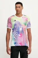 Tréninkové tričko adidas Performance PRIDE bílá barva, JL8097