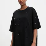 Bavlněné tričko Answear.LAB dámské, černá barva