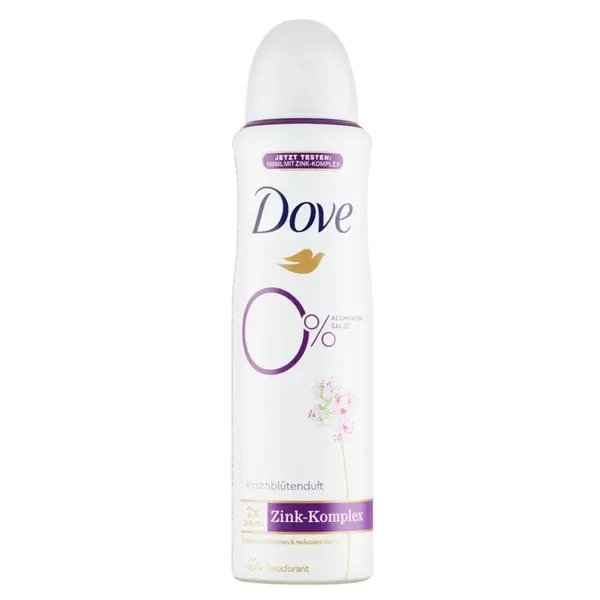 DOVE  0% ALU Květ třešně deodorant sprej 150 ml