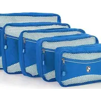 Cestovní organizéry Heys Eco Packing Cube 5pc Set II Blue