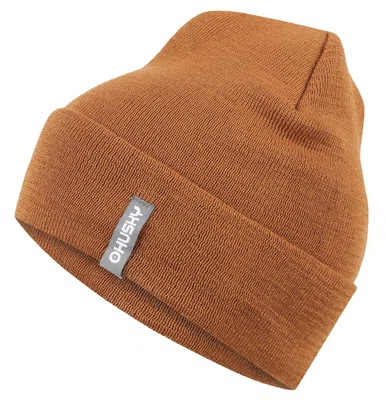 Husky Merhat 1 L-XL, mustard Pánská merino čepice