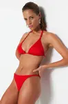 Dámský spodní díl plavek Trendyol TBESS22BA0077/Red