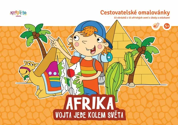 Afrika - Vojta jede kolem světa - Tereza Kepáková (ilustrátorka)