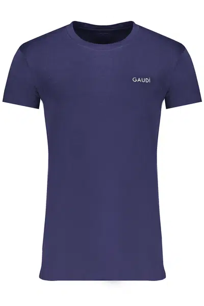 GAUDÌ MEN'S SHORT SLEEVE T-SHIRT BLUE