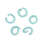 Spray Painted Iron Open Jump Rings