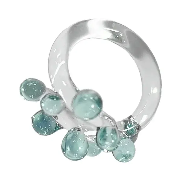 Handmade Lampwork Cuff Open Rings