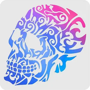 Plastic Reusable Drawing Painting Stencils Templates