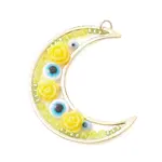 Brass Resin Pendants