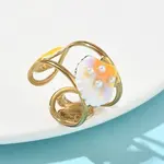 Ocean 304 Stainless Steel Cuff Open Rings