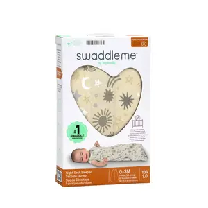 INGENUITY Vak spací bavlnený 1 TOG SwaddleMe™ Celestial Dance 0m+