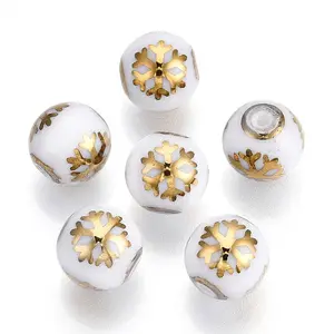 Christmas Opaque Glass Beads