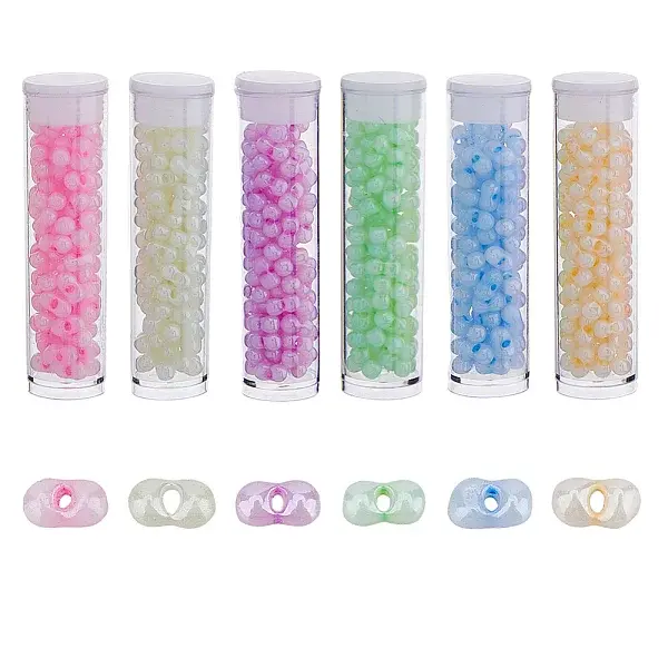 426Pcs 6 Colors Glass Seed Beads