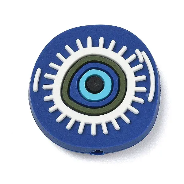 Evil Eye Theme Silicone Beads